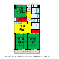 ﾋﾞﾚｯｼﾞﾊｳｽ成田吾妻ﾀﾜｰ1号棟の物件間取画像